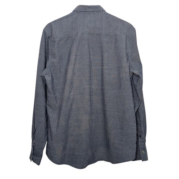 Alexander Julian Men's Long Sleeve Button-down Shirt Stone Blue Size L - Picture 6 of 6
